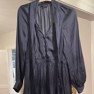 JCREW blue 4 season midi dress. Size L. NWOT